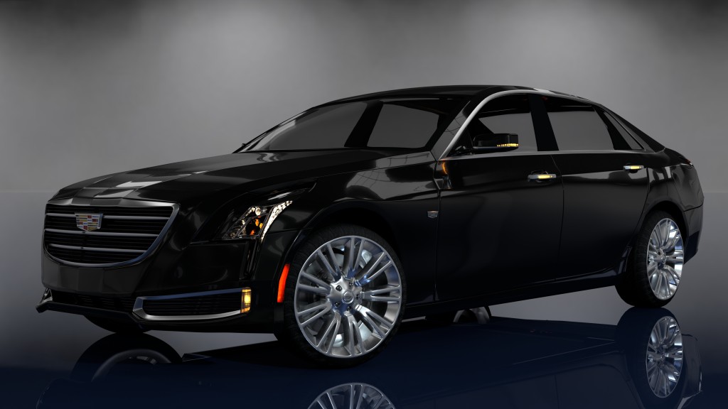 Cadillac CT6 3D Model preview image 1